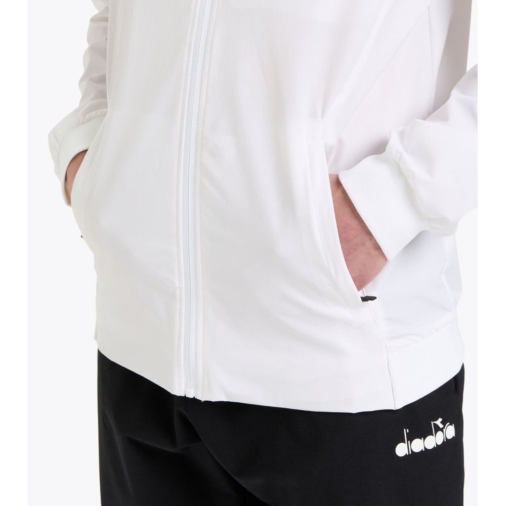 Diadora Weiße Jacke aus Polyamid