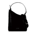 MIRIADE Schwarze Schultertasche aus Polyethylen
