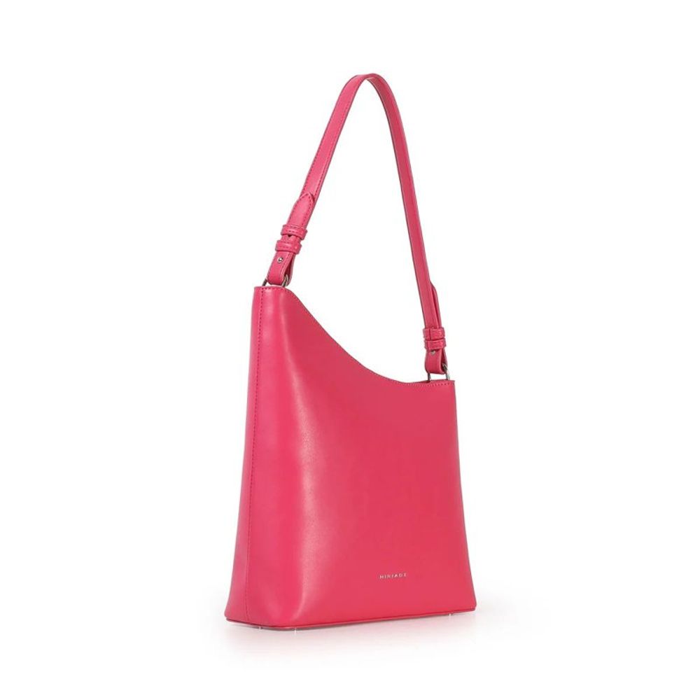 MIRIADE Schwarze Schultertasche aus Polyethylen