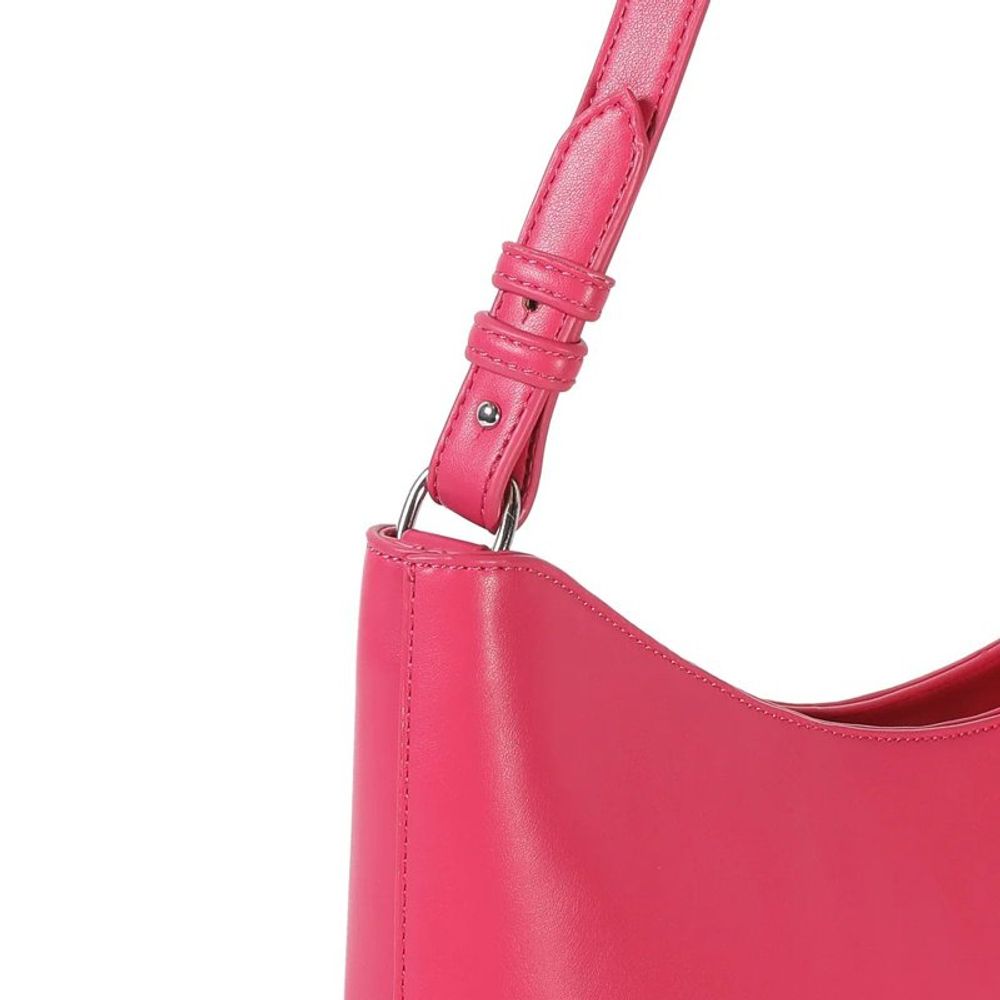 MIRIADE Schwarze Schultertasche aus Polyethylen