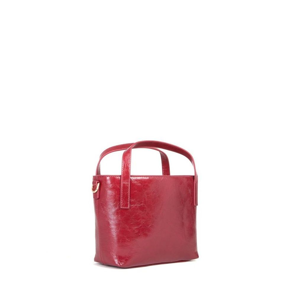 MIRIADE Rote Handtasche aus Polyethylen