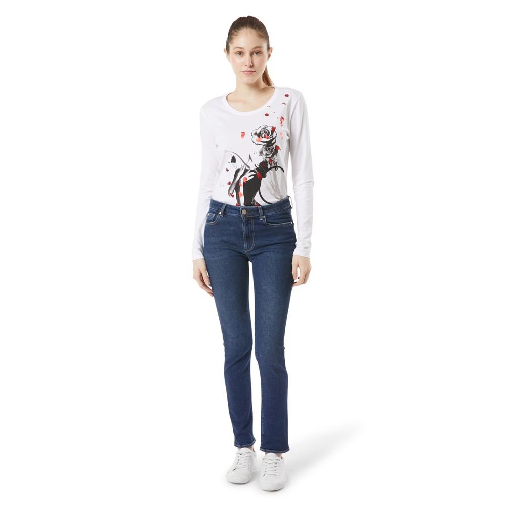Gas Blaue Baumwoll-Jeans im Slim Fit