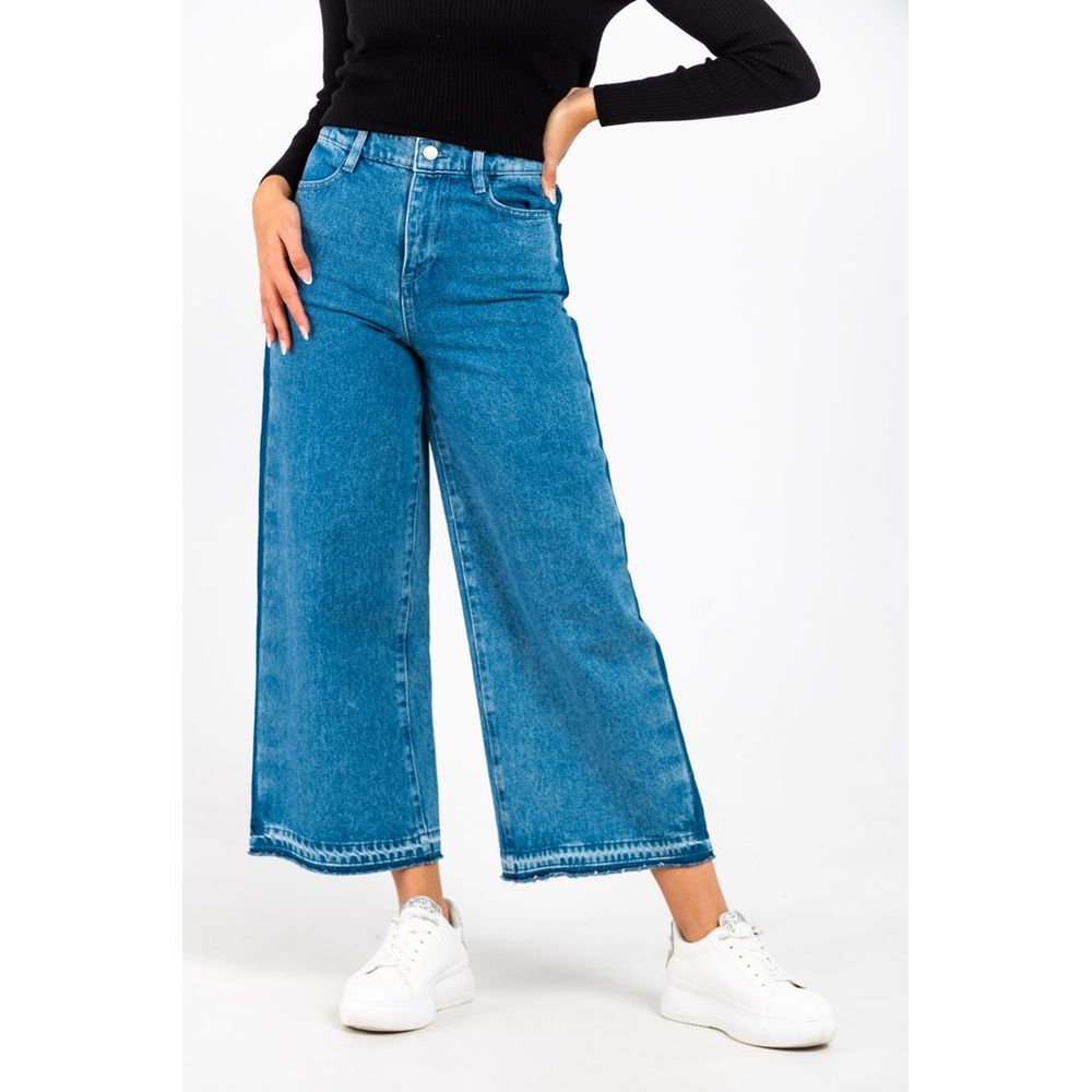 Gas Blaue Baumwolljeans Denim