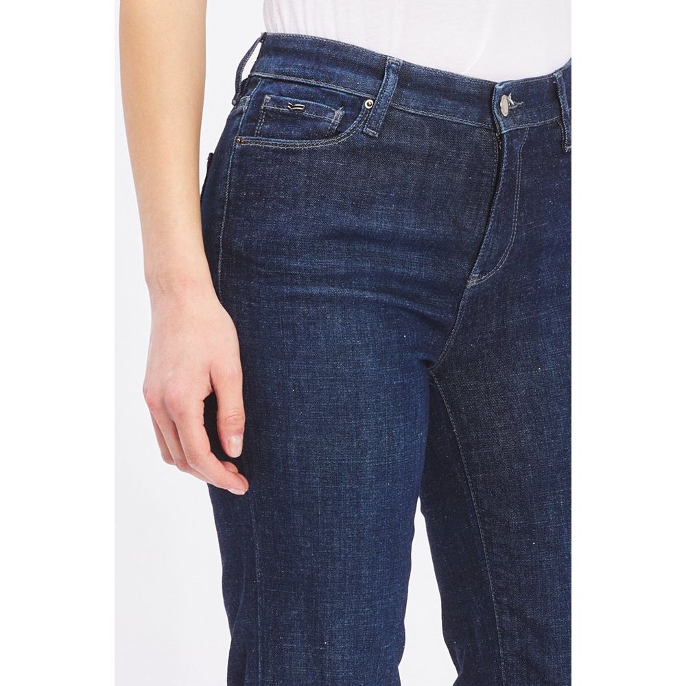 Gas Blue Flared Cotton Jeans