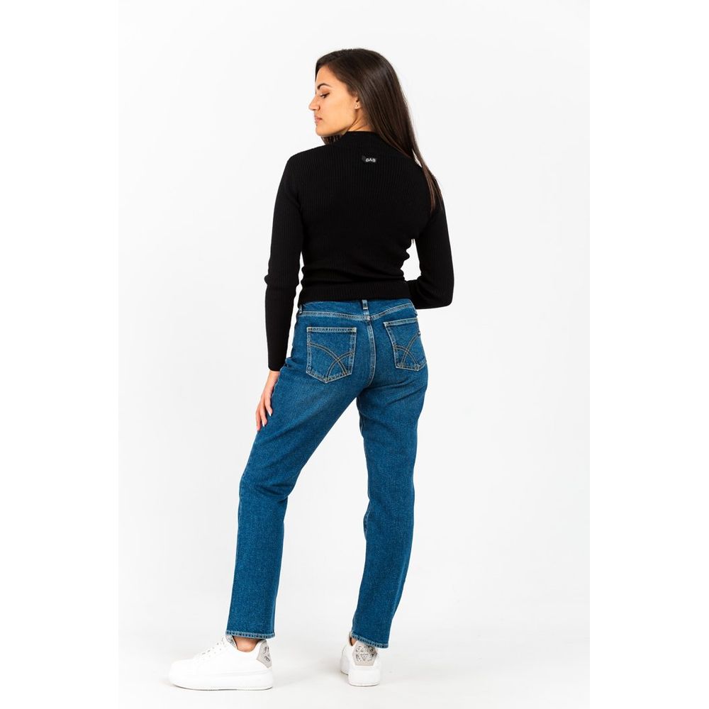 Gas Blaue Baumwoll-Jeans im Slim Fit