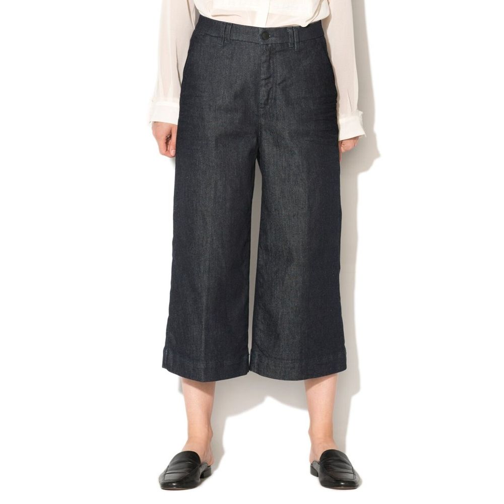 Gas Blaue Cropped Jeans aus Polyester