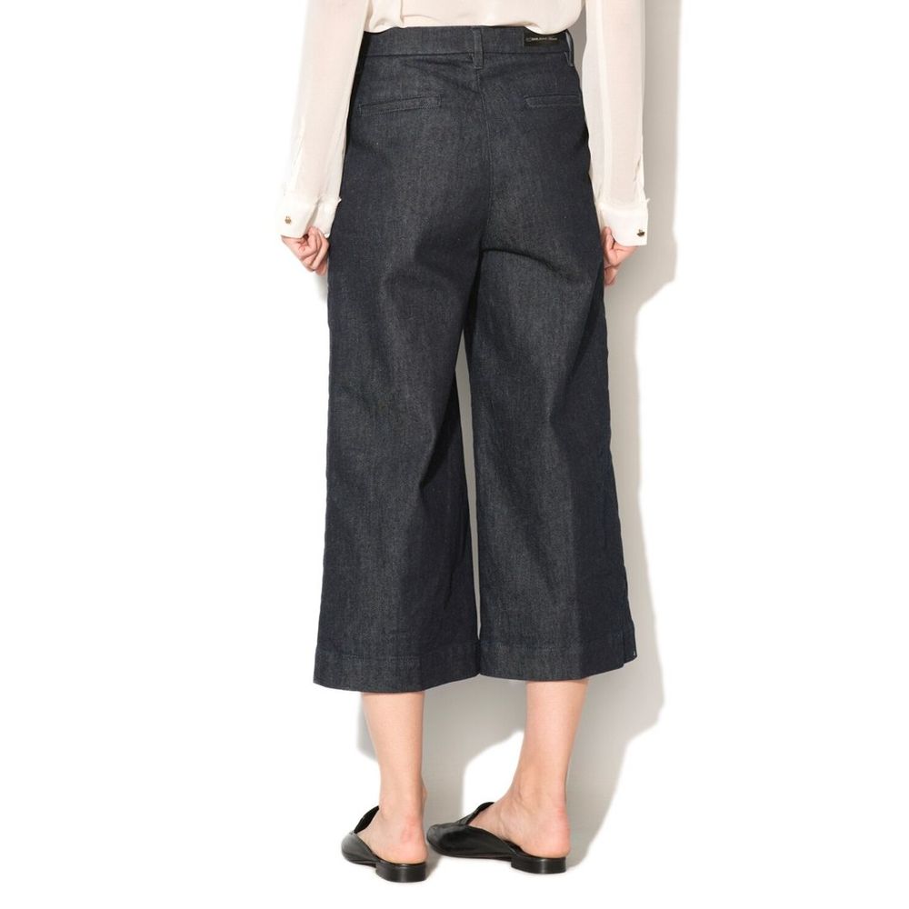 Gas Blaue Cropped Jeans aus Polyester