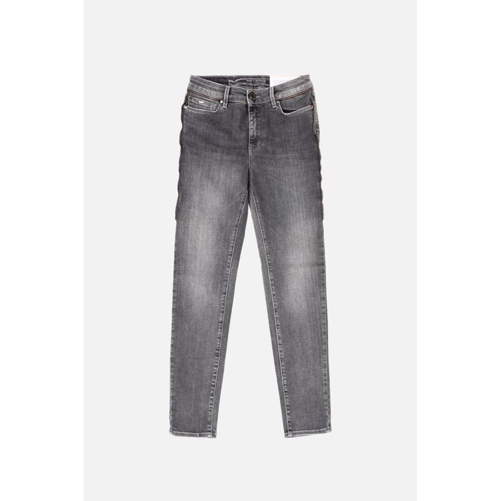 Gas Graue Jeans aus Baumwolle