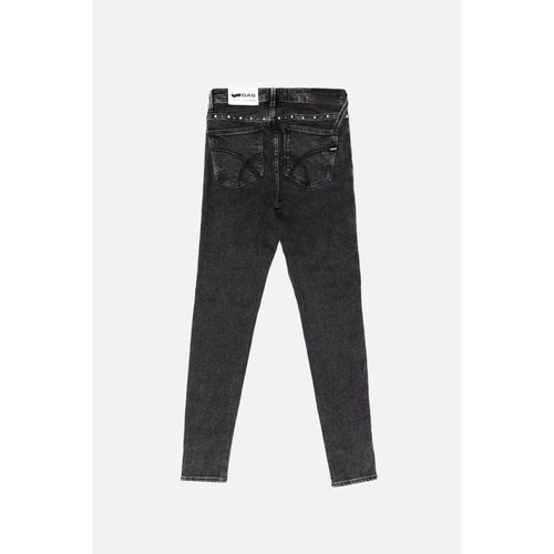 Gas Graue Skinny Jeans aus Baumwolle