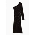 Patrizia Pepe Zweifarbige Cocktailkleid aus Polyester