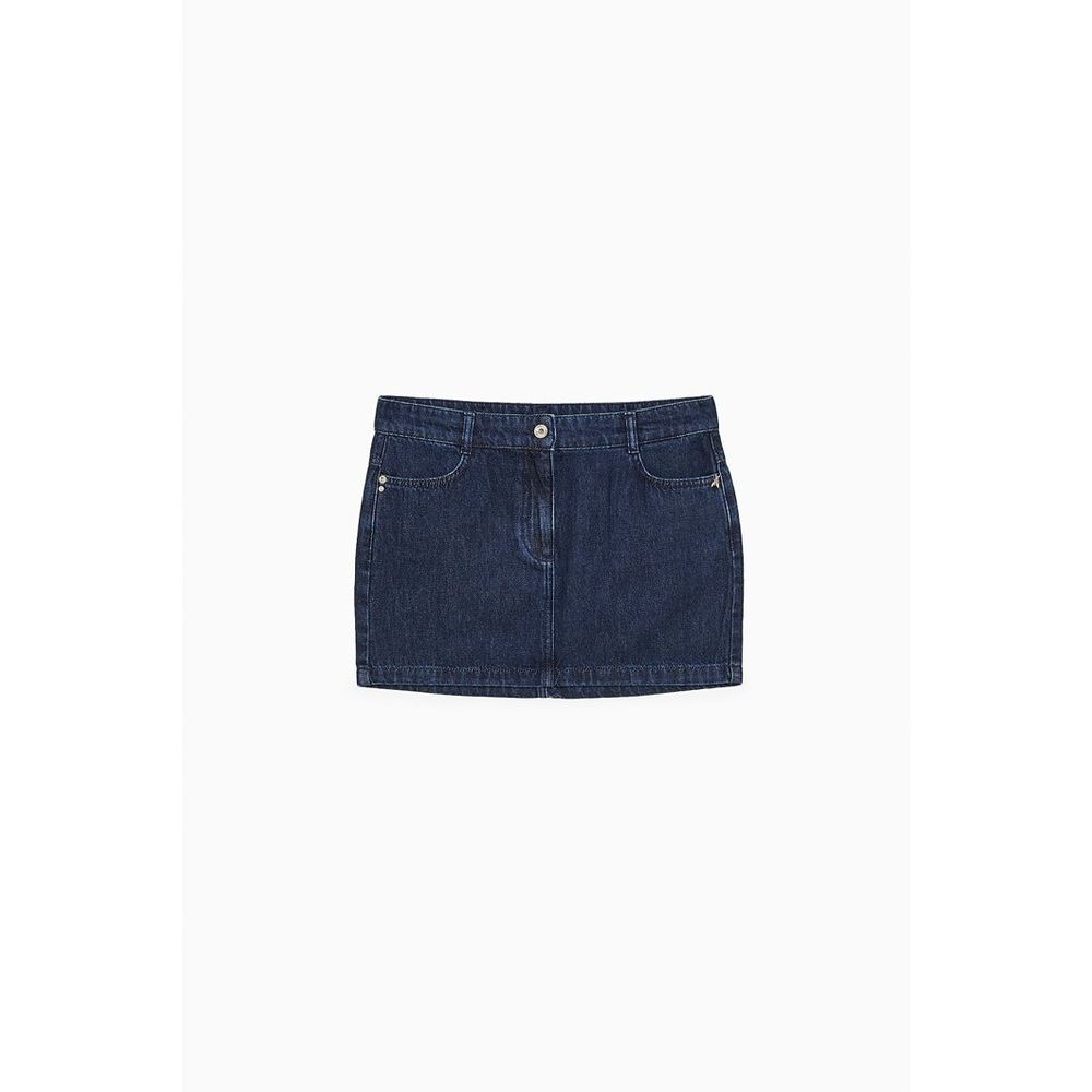 Patrizia Pepe Rock aus blauem Denim