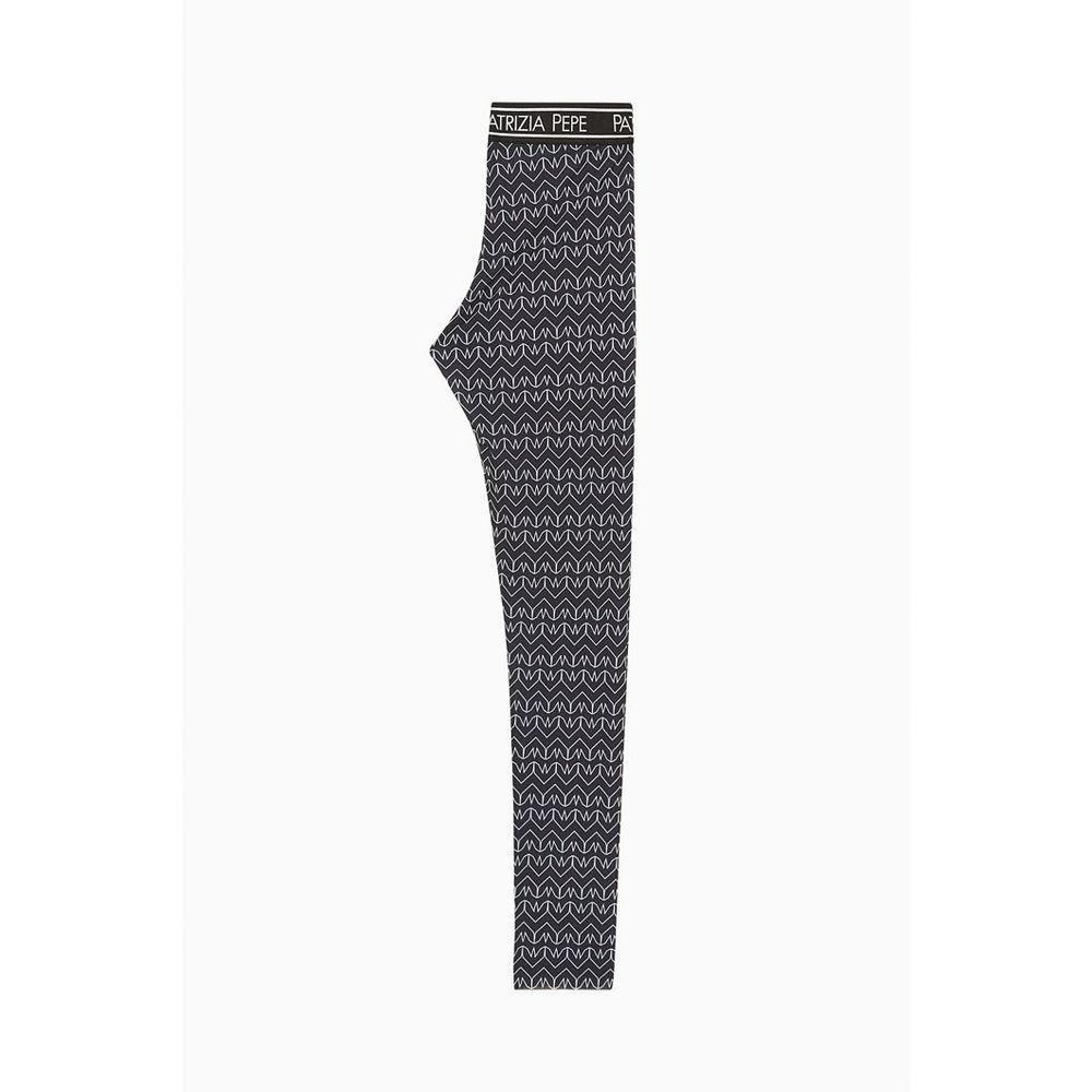 Patrizia Pepe Schwarze Leggings aus Polyester