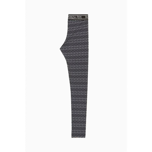 Patrizia Pepe Schwarze Leggings aus Polyester