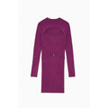 Patrizia Pepe Lila Viskose Freizeitkleid