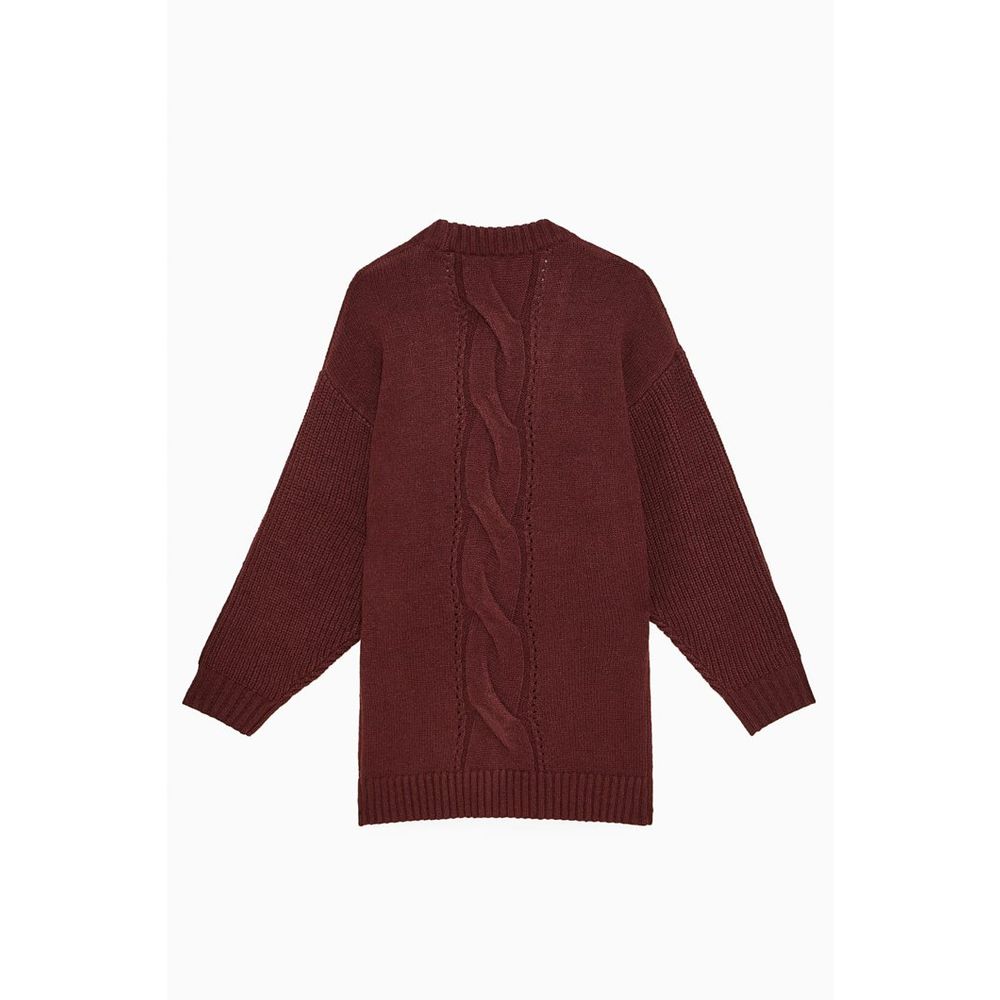 Patrizia Pepe Lila Marabou-Strickjacke