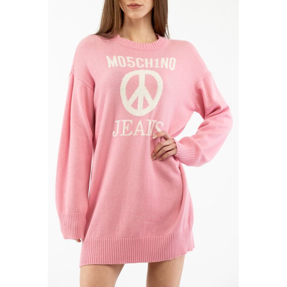 Moschino Mehrfarbiges Polyamid-Freizeitkleid