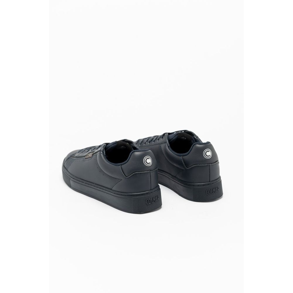 Colmar Blaue Leder Low-Top-Sneaker