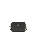 Prada Black Bos Taurus Calf Leather Shoulder Bag