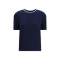 Prada Blauer Sweatshirt aus Fleece-Wolle