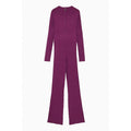 Patrizia Pepe Violetter Viskose-Jumpsuit