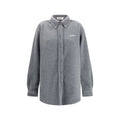 Miu Miu Grey Polyester Shirt