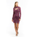 Patrizia Pepe Violettes Polyester-Freizeitkleid