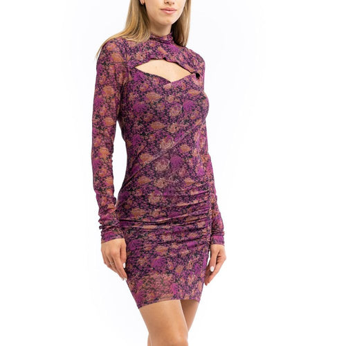 Patrizia Pepe Violettes Polyester-Freizeitkleid