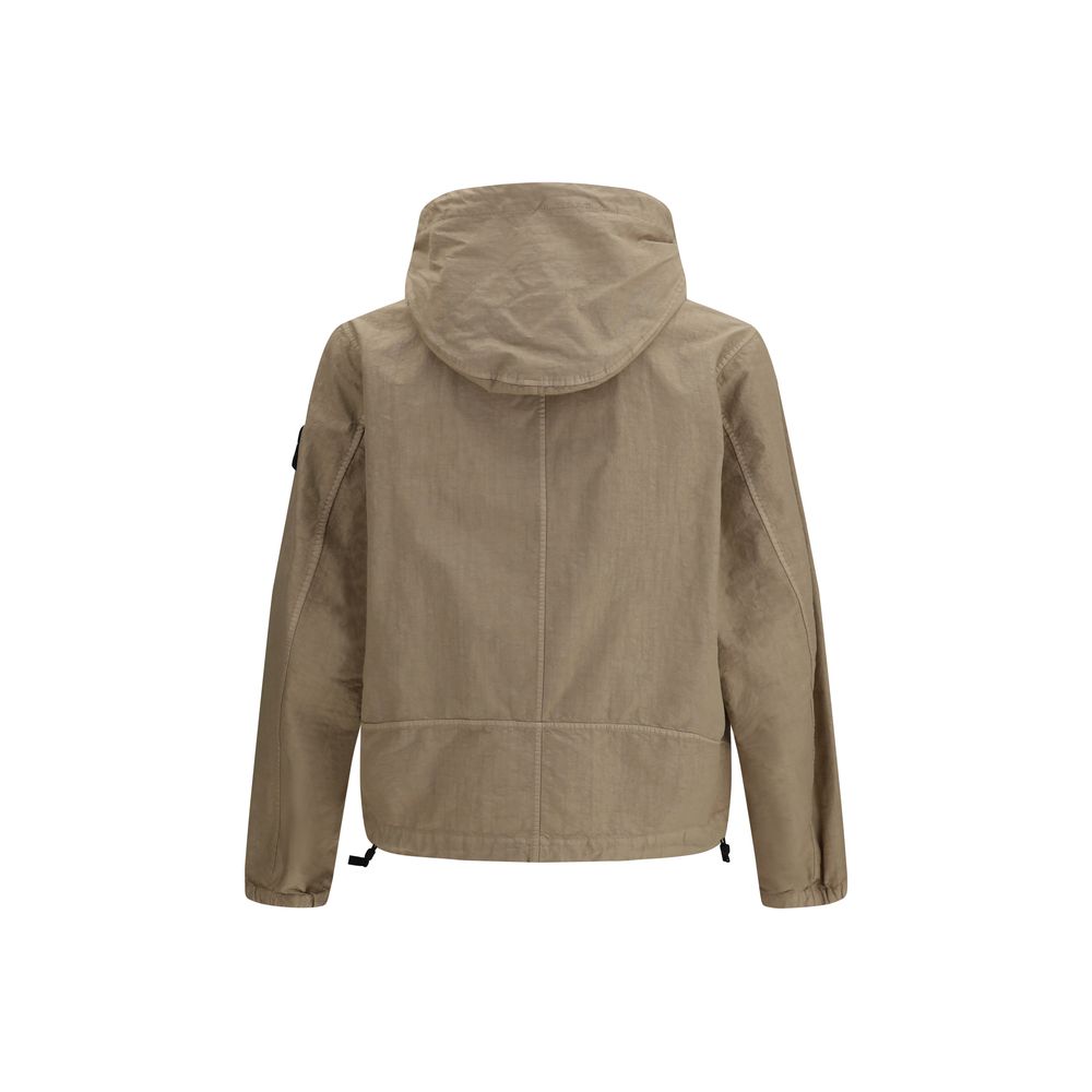 Stone Island Brauner Mantel aus Polyamid
