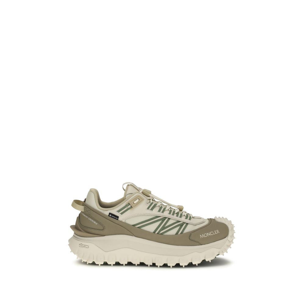 Moncler Beige Polyamide Sneakers for Sporting Activities