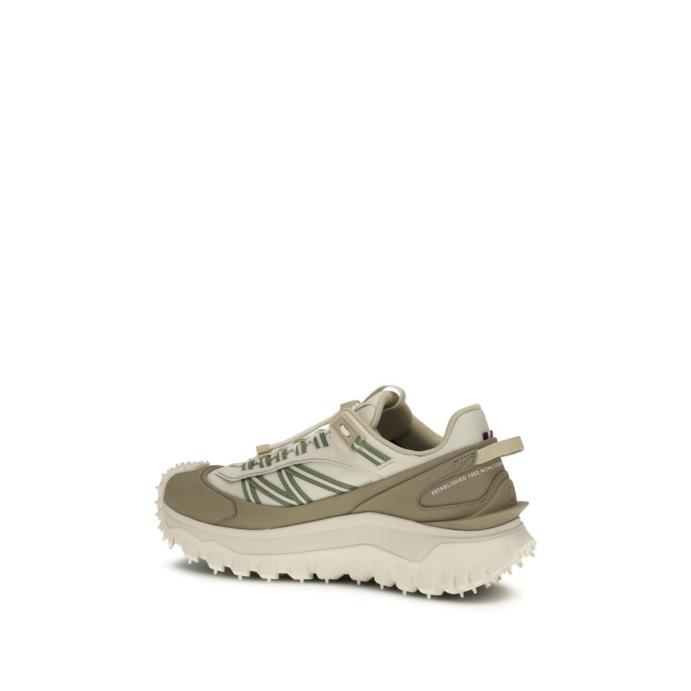 Moncler Beige Polyamide Sneakers for Sporting Activities