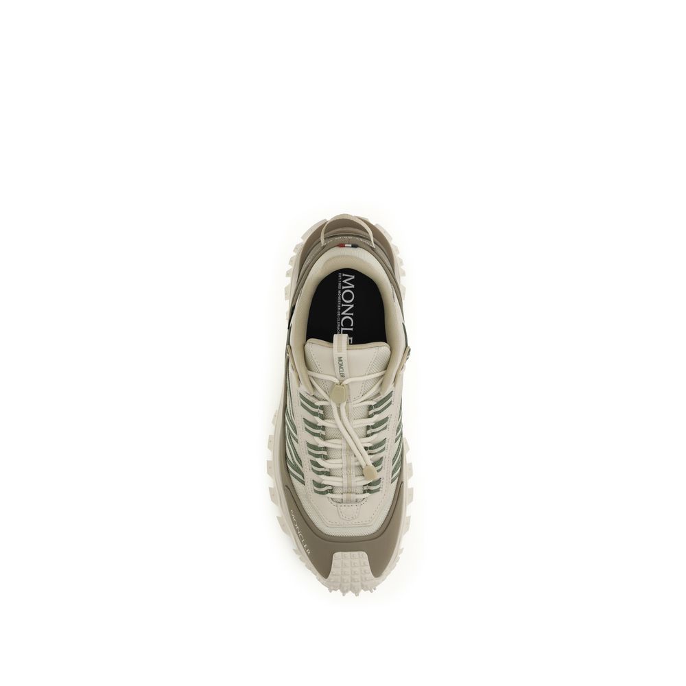 Moncler Beige Polyamide Sneakers for Sporting Activities