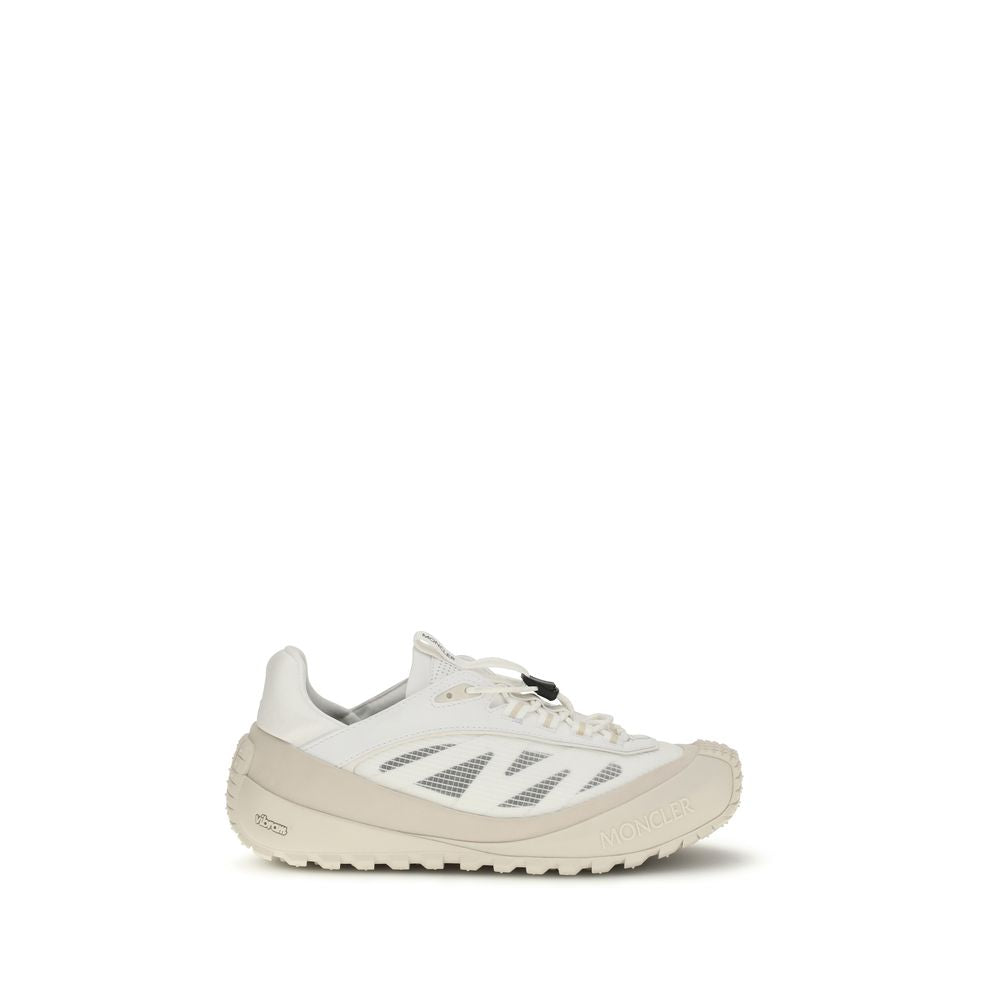 Moncler Weiße Sneaker aus Polyester im Athletic-Stil