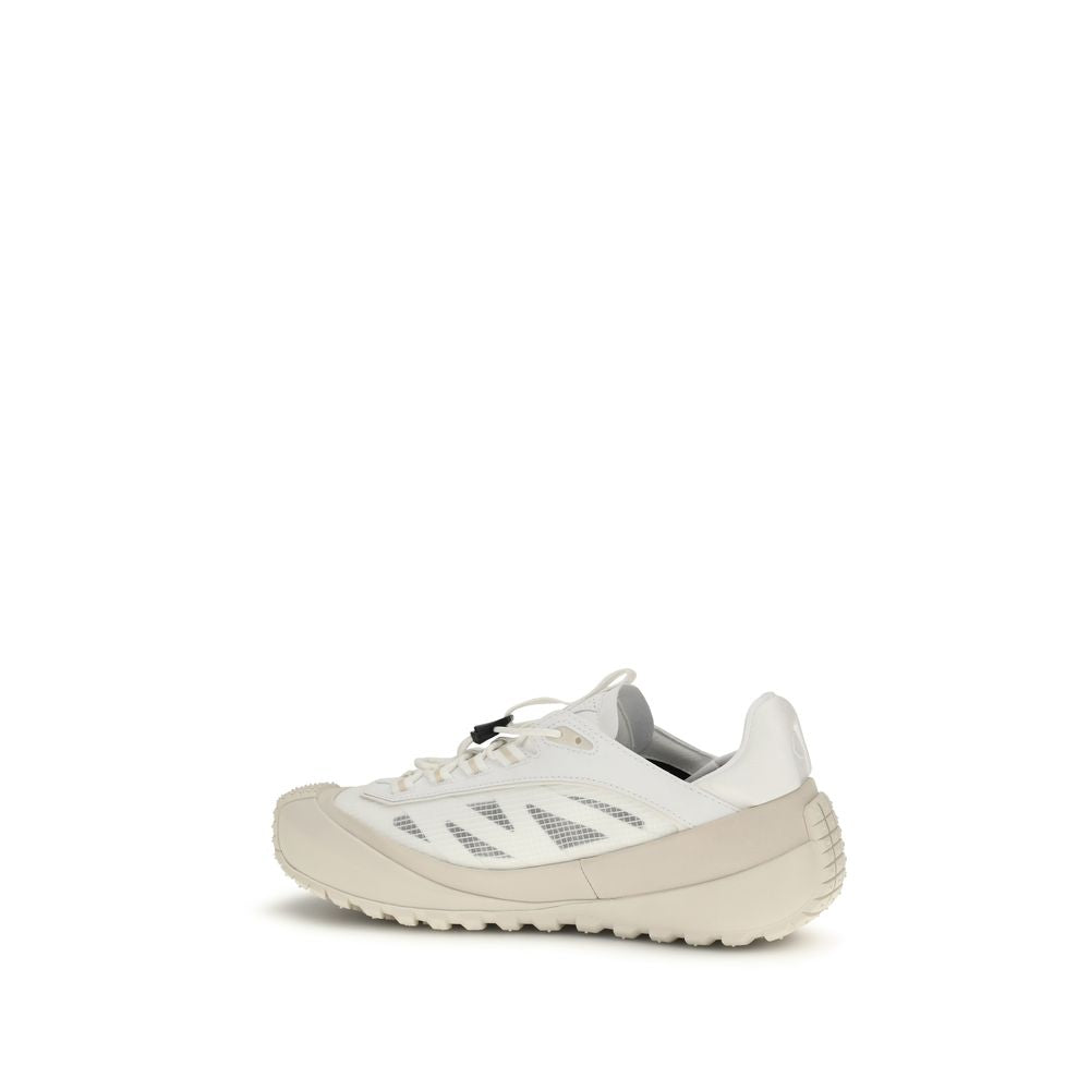 Moncler Weiße Sneaker aus Polyester im Athletic-Stil