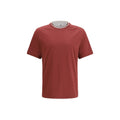 Brunello Cucinelli Bordeaux Baumwoll-T-Shirt