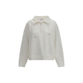 Brunello Cucinelli Weißes Baumwoll-Sweatshirt