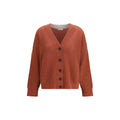 Brunello Cucinelli Orange Kaschmir Cardigan