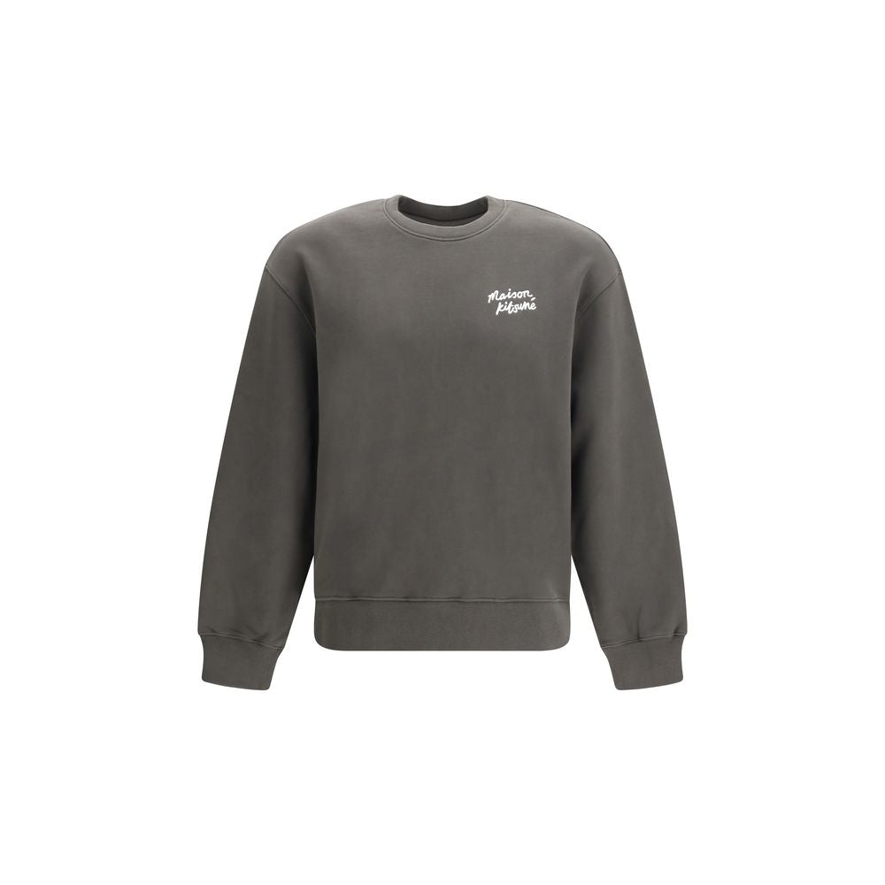 Maison Kitsuné Brauner Baumwollpullover