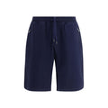 Brunello Cucinelli Blaue Baumwoll-Bermudashorts