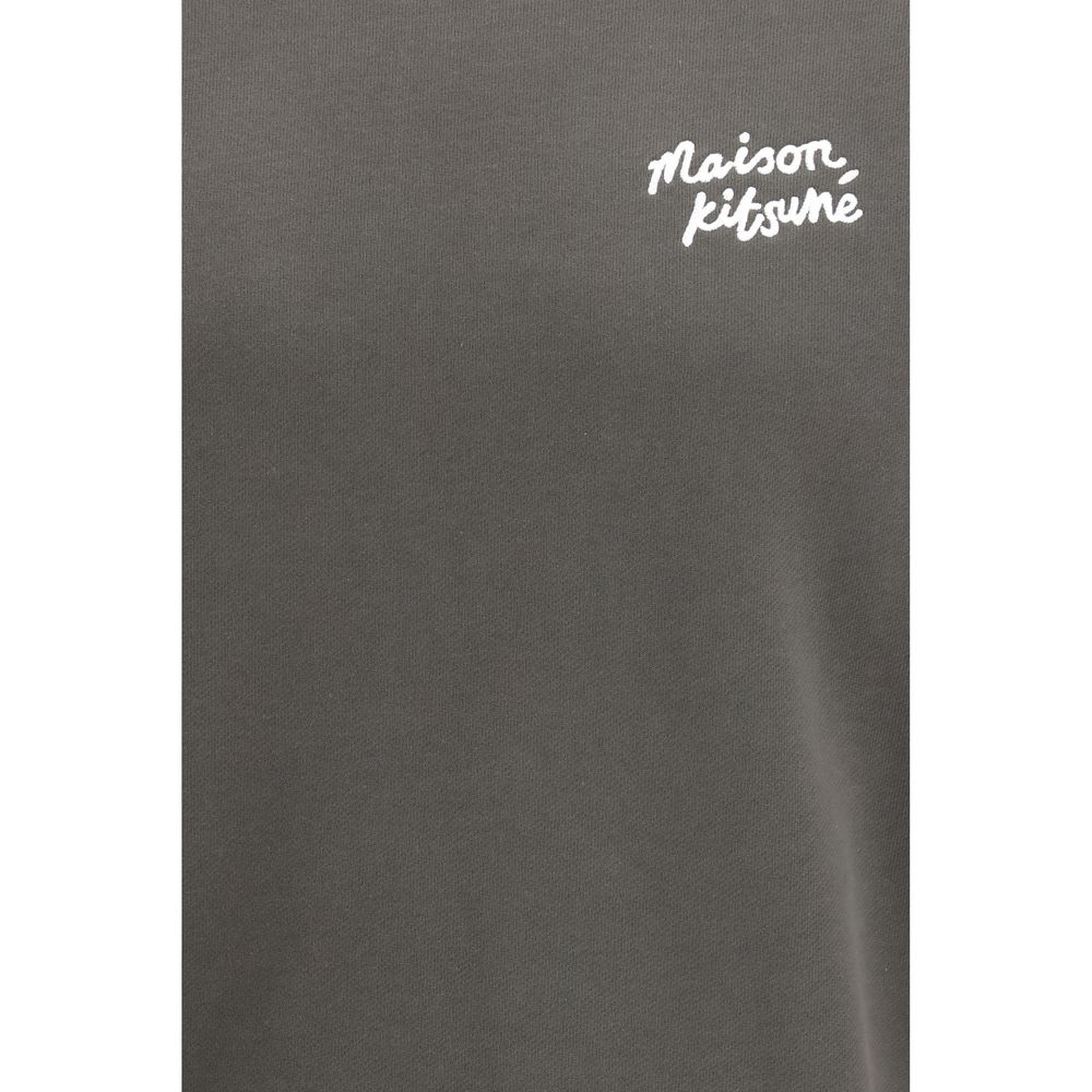 Maison Kitsuné Brauner Baumwollpullover