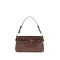 PINKO shoulder bag in brown calf leather Bos Taurus