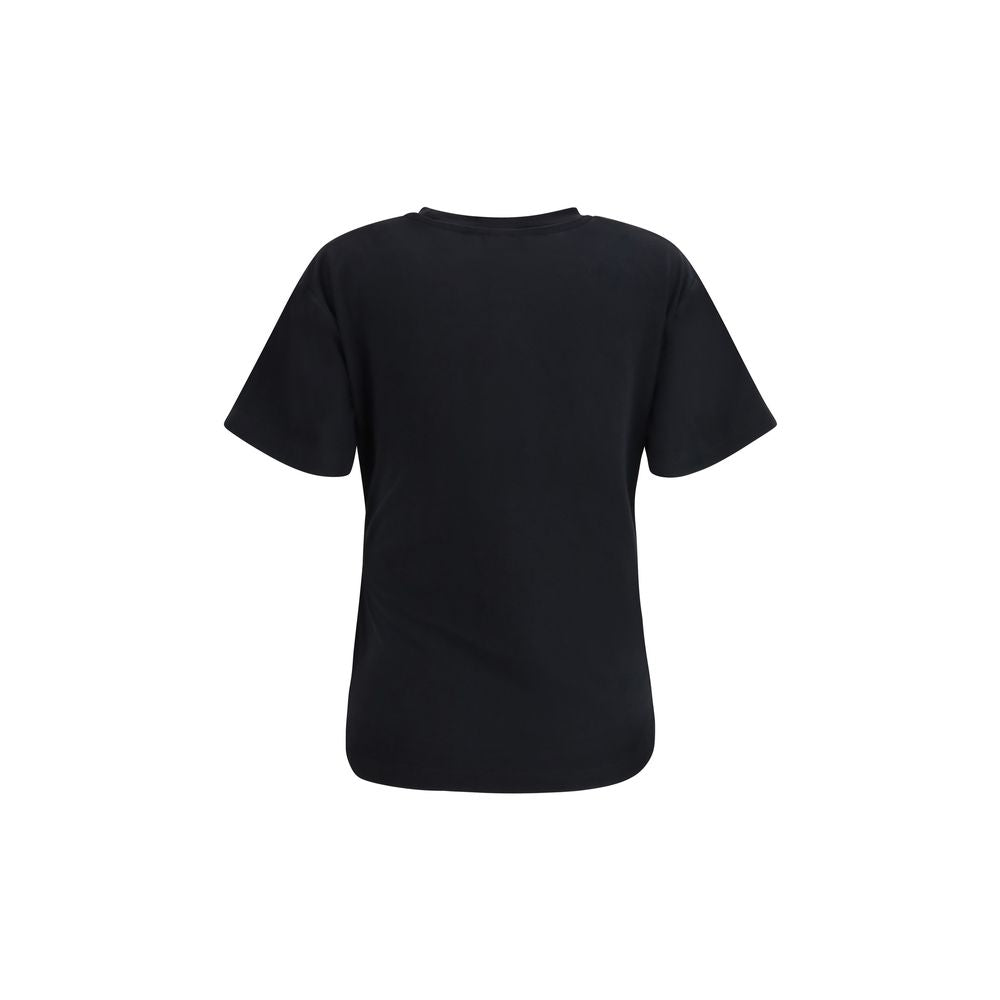 PINKO Schwarzes Baumwoll-T-Shirt