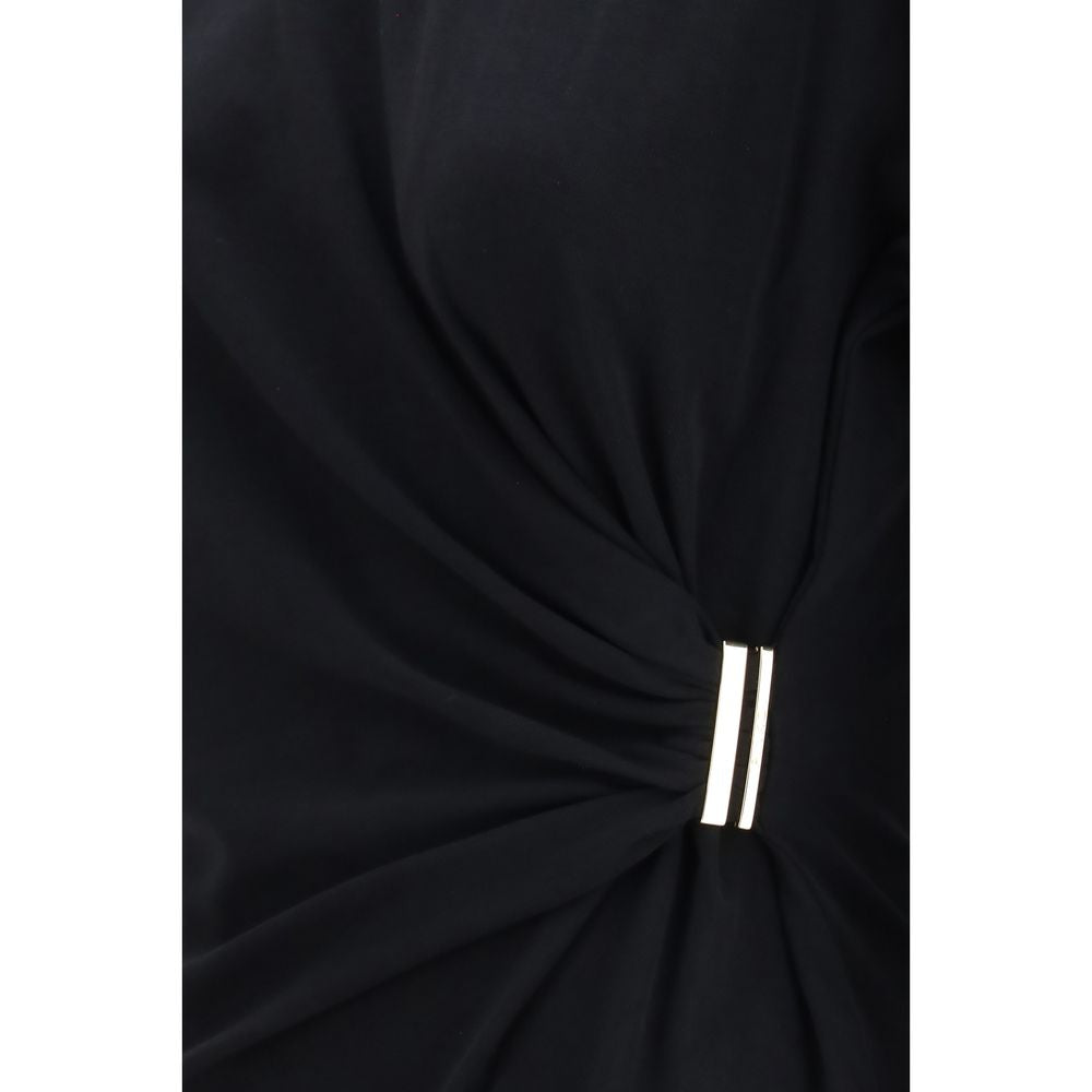 PINKO Schwarzes Baumwoll-T-Shirt