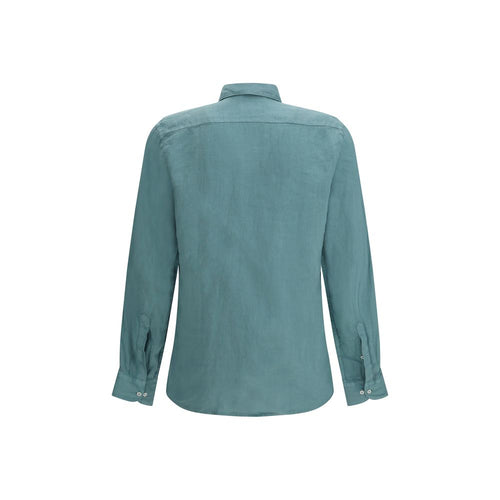 Brooksfield Zweifarbige Leinenbluse