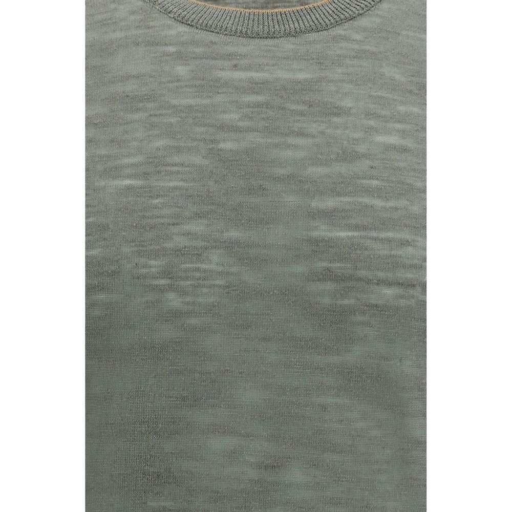 Brooksfield Zweifarbiges Leinen-T-Shirt