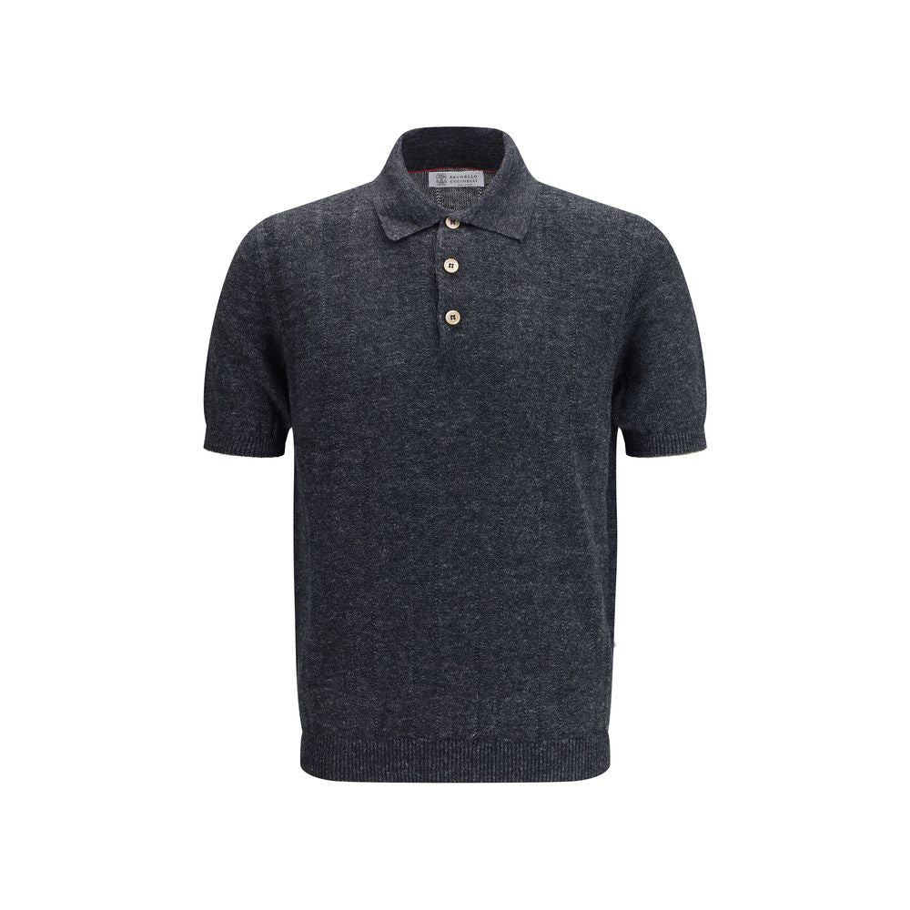 Brunello Cucinelli Graues Baumwoll-Sweatshirt