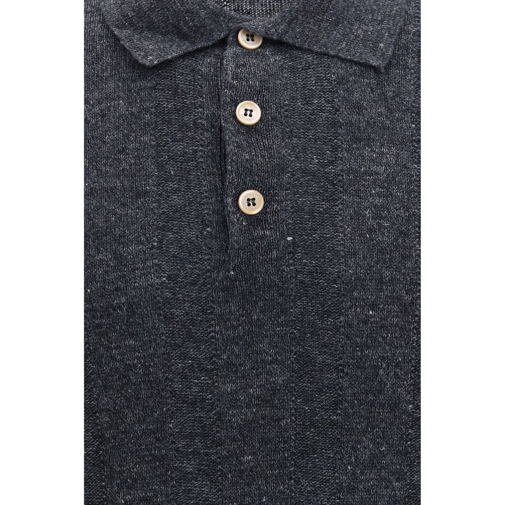 Brunello Cucinelli Graues Baumwoll-Sweatshirt
