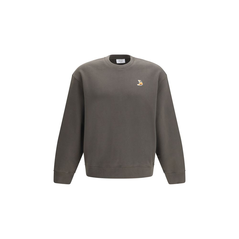 Maison Kitsuné Brauner Baumwoll-Sweatshirt