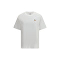 Maison Kitsuné Weißes Baumwoll-T-Shirt