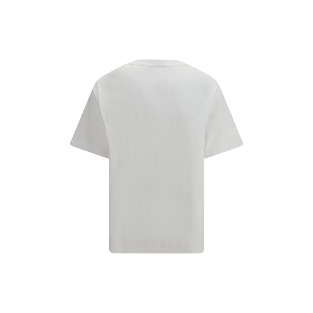 Maison Kitsuné Weißes Baumwoll-T-Shirt