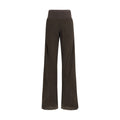 Rick Owens Braune Seidenhose Lässig